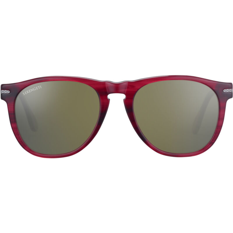 AMBOY, Red Streaky Acetate with Shiny Gunmetal Metal-Mineral Polarized 555nm Cat 3 to 3, hi-res image number null